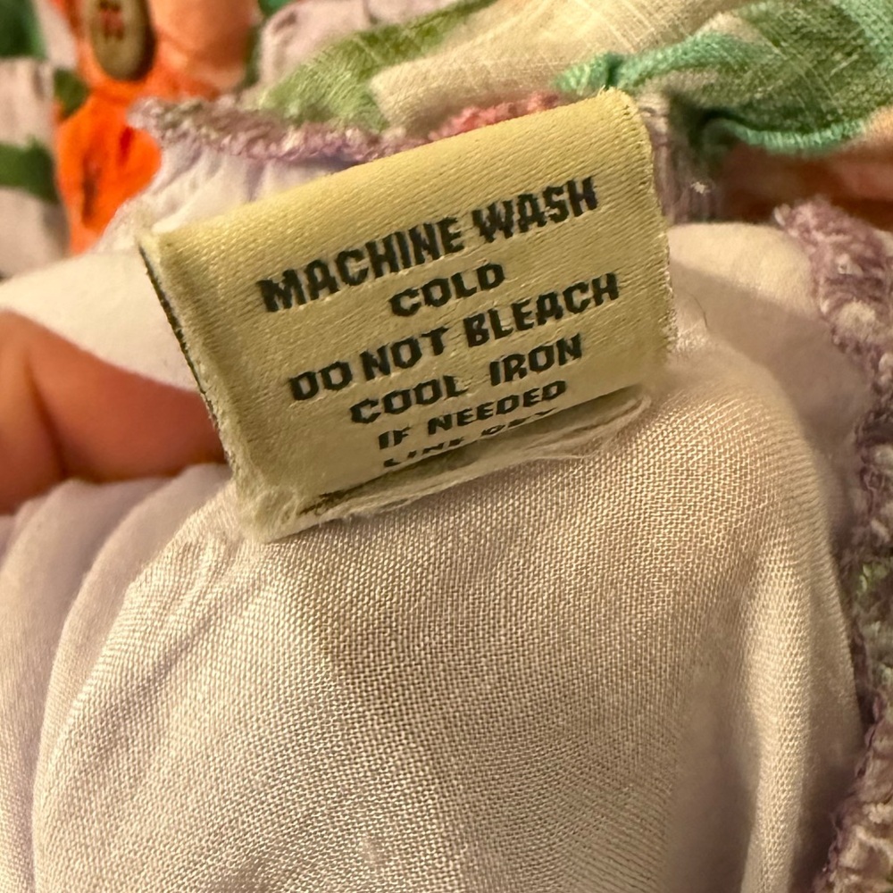 Mahila Anthro Linen Small Sundress with pockets - Picture 4 of 5